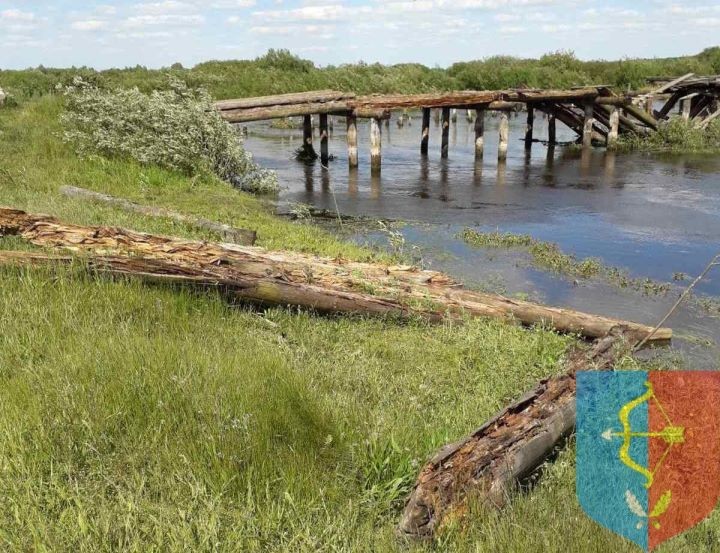 Деревянную переправу через реку Ясельда в Чемерине демонтируют.