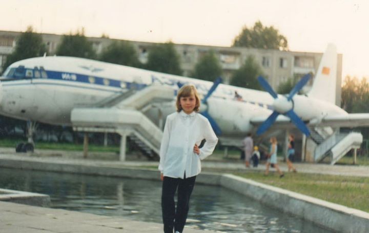 Брест моего детства: самолет на ул. Гаврилова в Бресте