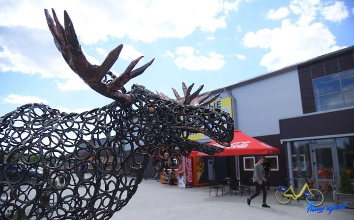 Посмотрите, какие красивые кованые скульптуры появились в Барановичах