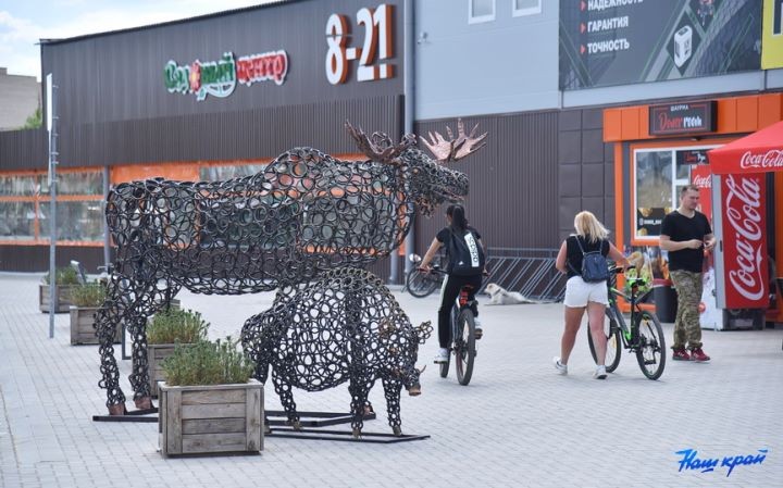 Посмотрите, какие красивые кованые скульптуры появились в Барановичах