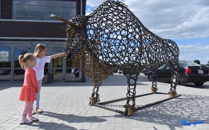 Посмотрите, какие красивые кованые скульптуры появились в Барановичах