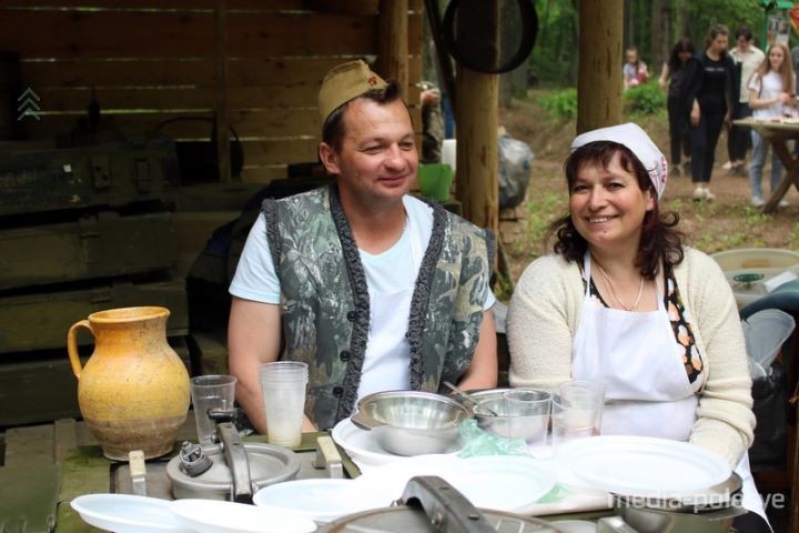 В Ивановском районе реконструировали партизанскую стоянку