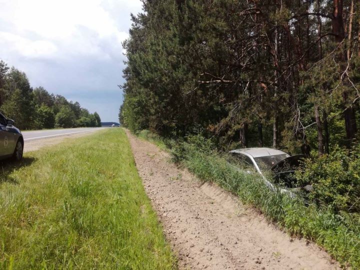 Житель Бреста на «Фокусе» вылетел в кювет