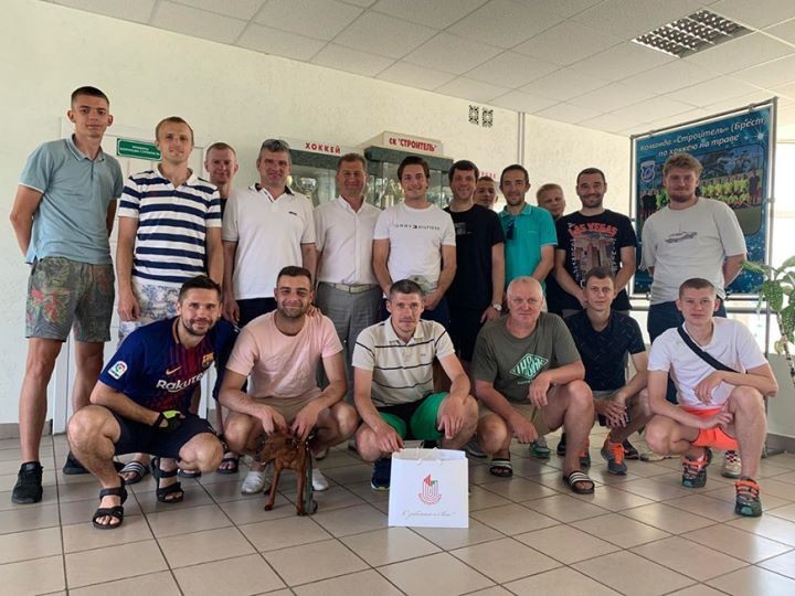 Игрок брестского  «Строителя»