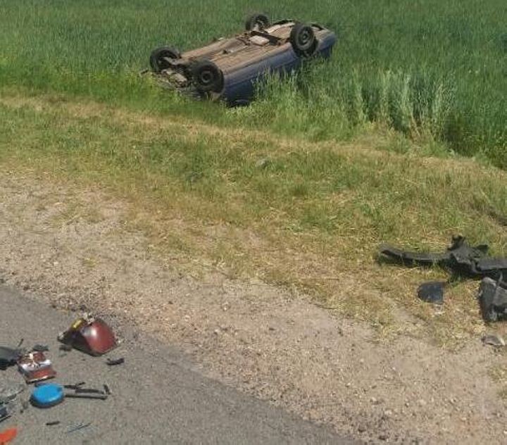 Жительница Бреста на Volkswagen Golf перевернулась в Каменецком районе