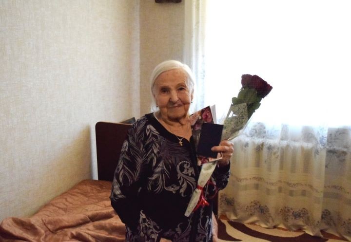 В Бресте поздравили со 100-летним юбилеем Ольгу Михайловну Прохорову