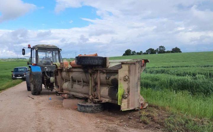 В Брестской области произошло серьёзное ДТП с участием трактора