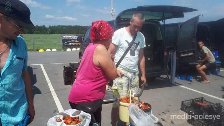 Цена на клубнику сейчас на грани двух рублей, а вообще непредсказуема