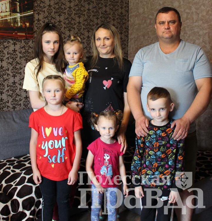 Помощь государства к школе очень кстати для семьи Самкевич из Брестской области