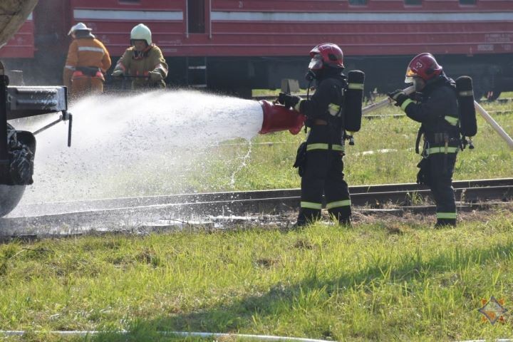 Оперативно ликвидировали аварийную ситуацию: учения на станции Брест-Полесский