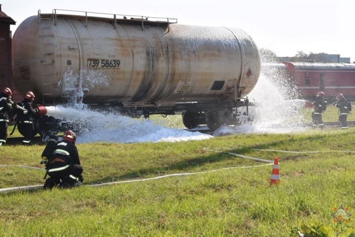 Оперативно ликвидировали аварийную ситуацию: учения на станции Брест-Полесский