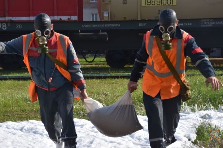 Оперативно ликвидировали аварийную ситуацию: учения на станции Брест-Полесский
