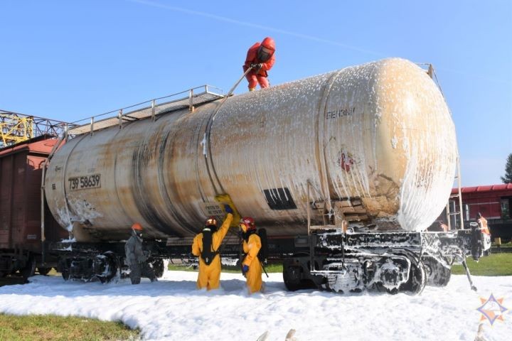 Оперативно ликвидировали аварийную ситуацию: учения на станции Брест-Полесский