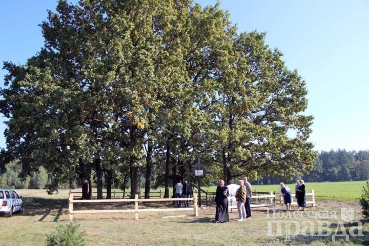 Памятный знак с именами 59 погибших воинов времен Первой мировой в Иванисовке (Брестская область)