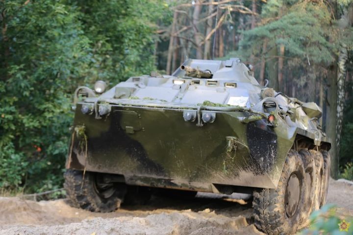 Марш с полигона «Доманово» на полигон «Брестский» с преодолением водной преграды. Фоторепортаж