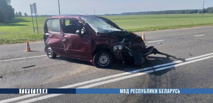 В Брестской области «Дэу Матиз» столкнулся с «Рено»