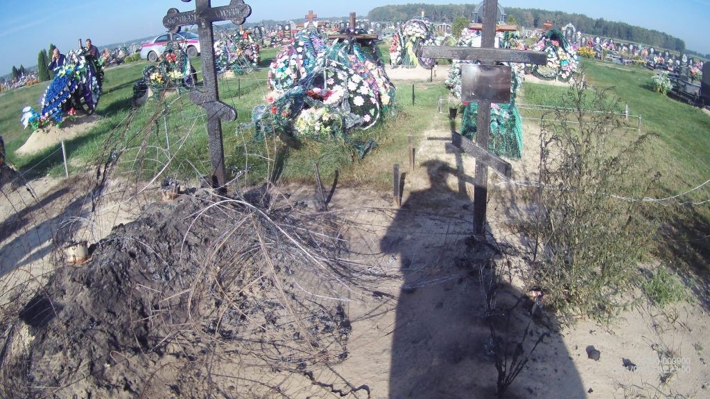 Пожар на кладбище произошел в Ганцевичском районе