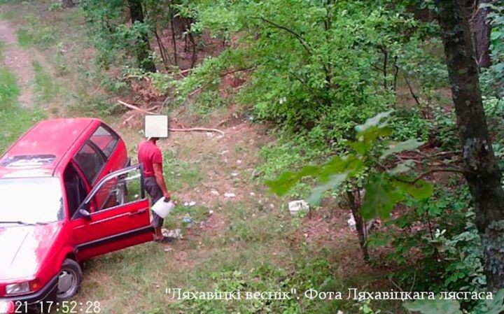 В Ляховичском районе мужчина выбросил мусор в лесном массиве. Что было дальше?