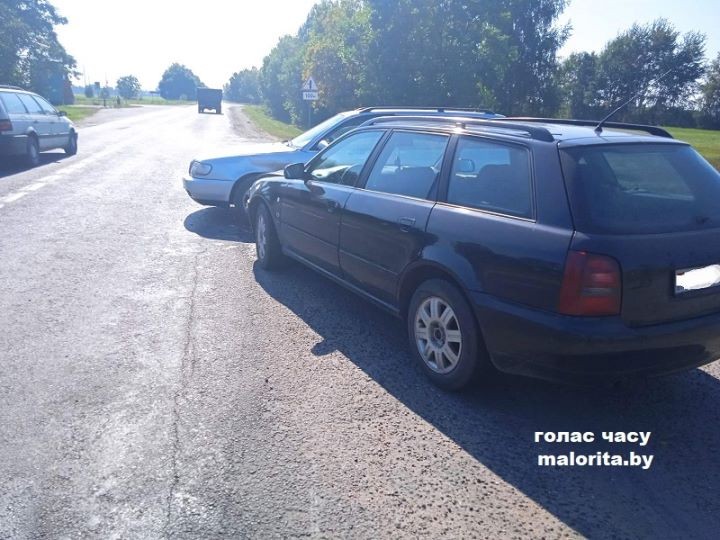 Две «Ауди» не разъехались в Малоритском районе