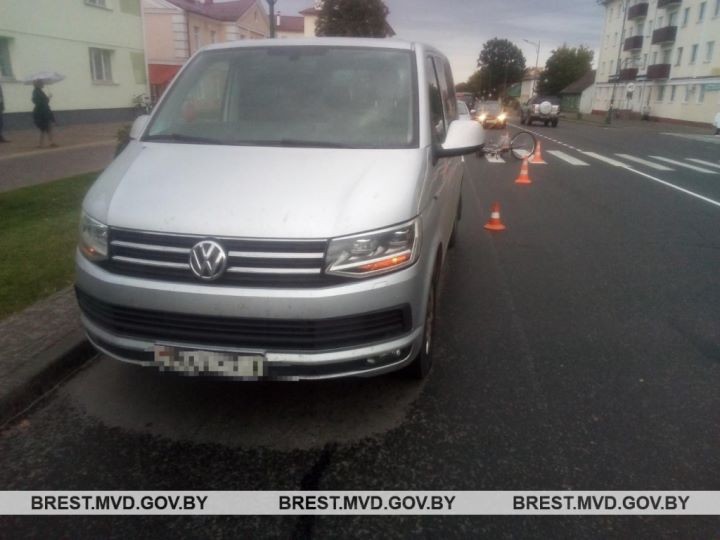 В Березе женщина-водитель сбила велосипедиста