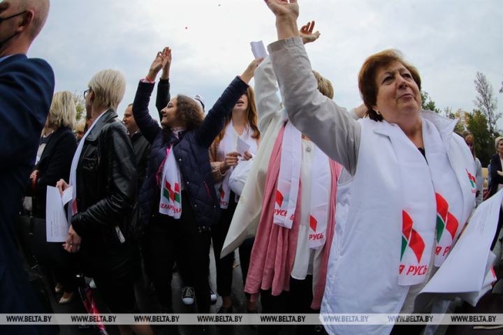 Акция «Мы едины» прошла в Бресте