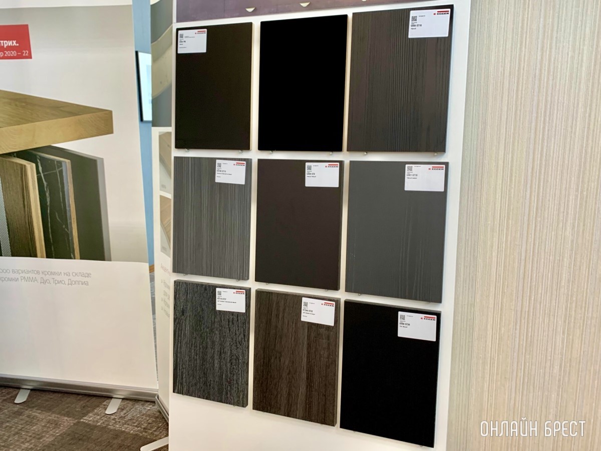 «Авантаж трейд» – официальный дилер компании EGGER – представил в Бресте новую коллекцию декоров для производства мебели 2020-2023. Фотообзор
