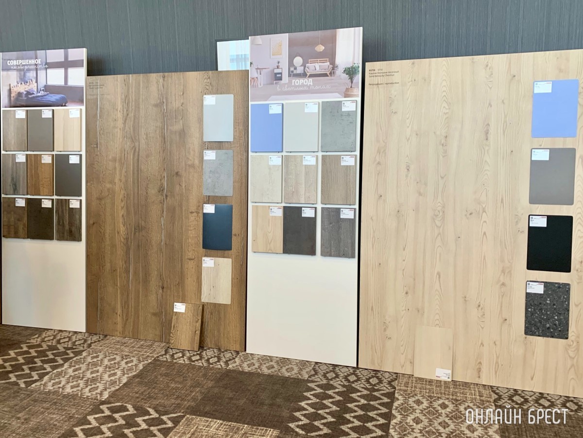 «Авантаж трейд» – официальный дилер компании EGGER – представил в Бресте новую коллекцию декоров для производства мебели 2020-2023. Фотообзор