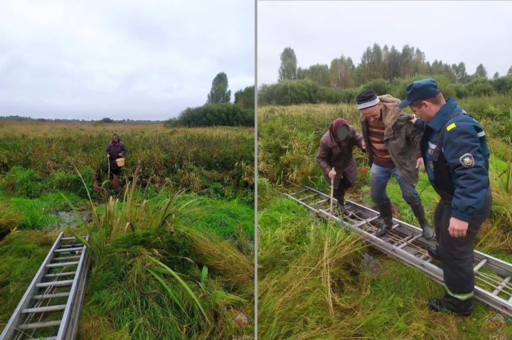В Брестской области спасатели пришли на помощь любителям «тихой охоты»