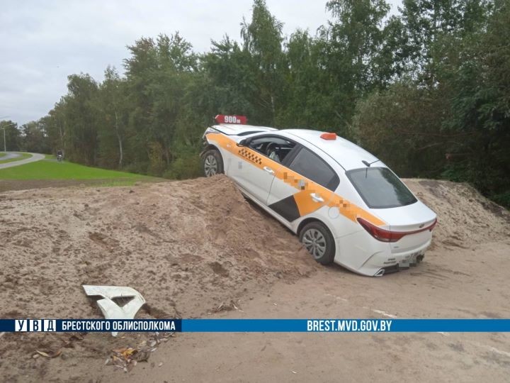 Таксист чуть не взлетел в Бресте