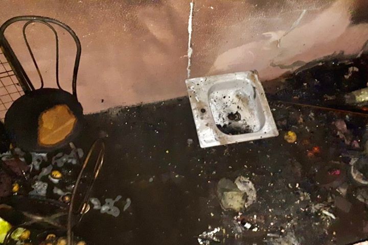 Ночью в Березе горела квартира