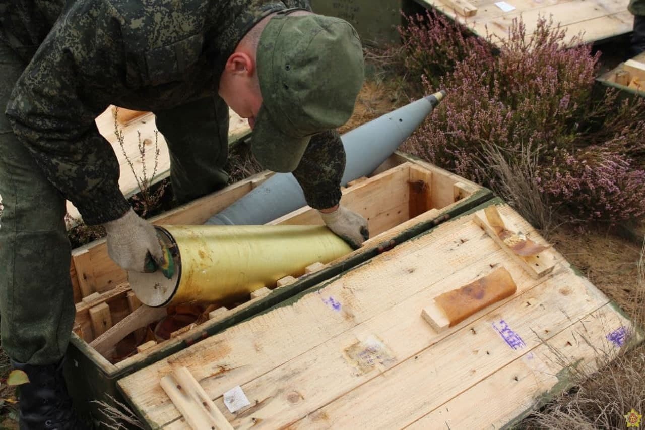 Брестские артиллеристы на полевом выходе на Гожском полигоне