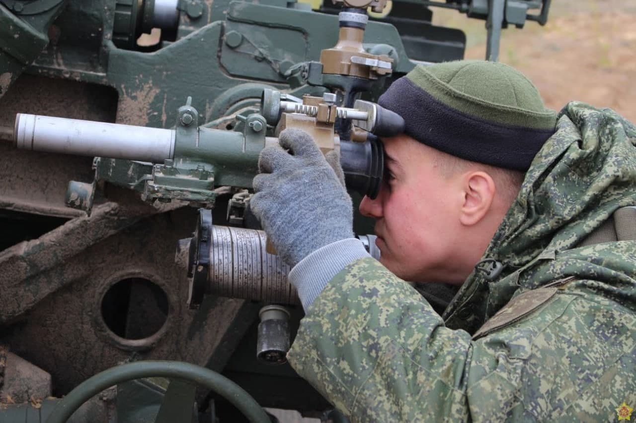 Брестские артиллеристы на полевом выходе на Гожском полигоне