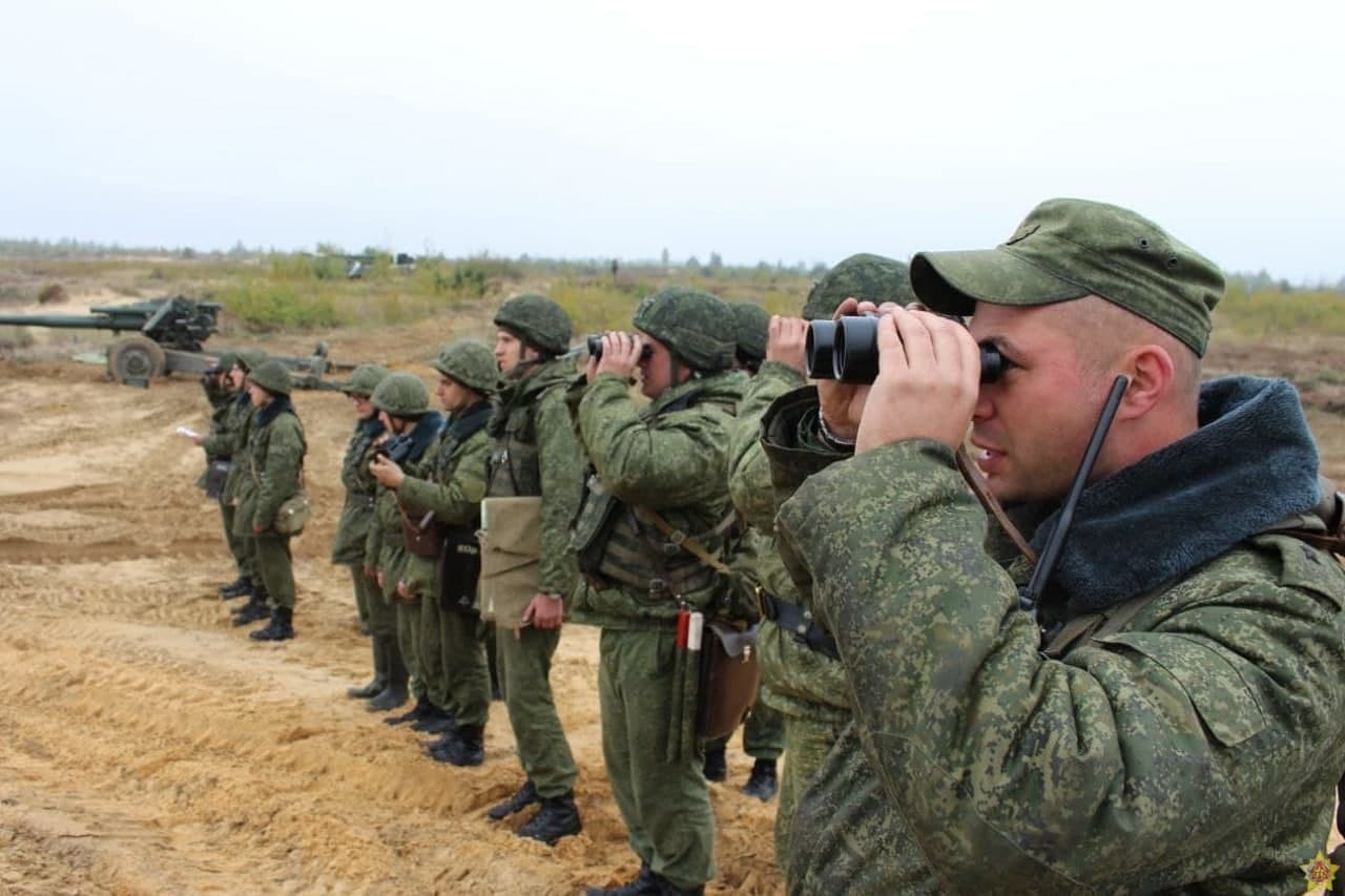 Брестские артиллеристы на полевом выходе на Гожском полигоне