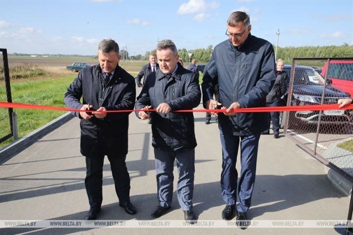 Комплекс современных очистных сооружений открыли в Жабинковском районе