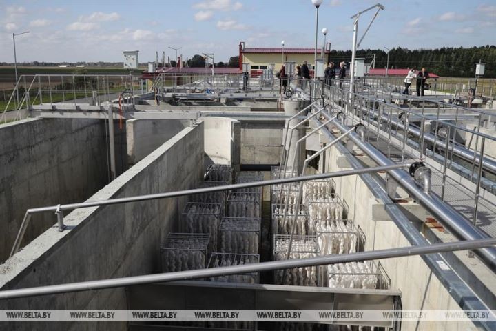 Комплекс современных очистных сооружений открыли в Жабинковском районе