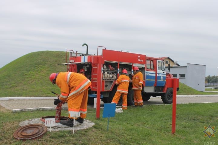 На объектах нефтеперекачивающей станции «Кобрин» проведены тренировочные тактико-специальные учения