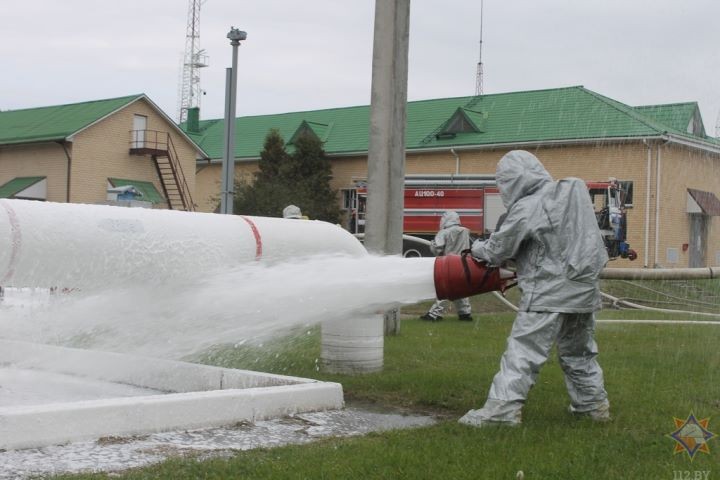 На объектах нефтеперекачивающей станции «Кобрин» проведены тренировочные тактико-специальные учения