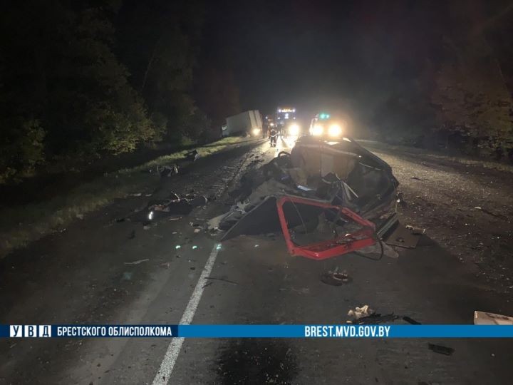 В Брестской области в ДТП погиб один из водителей