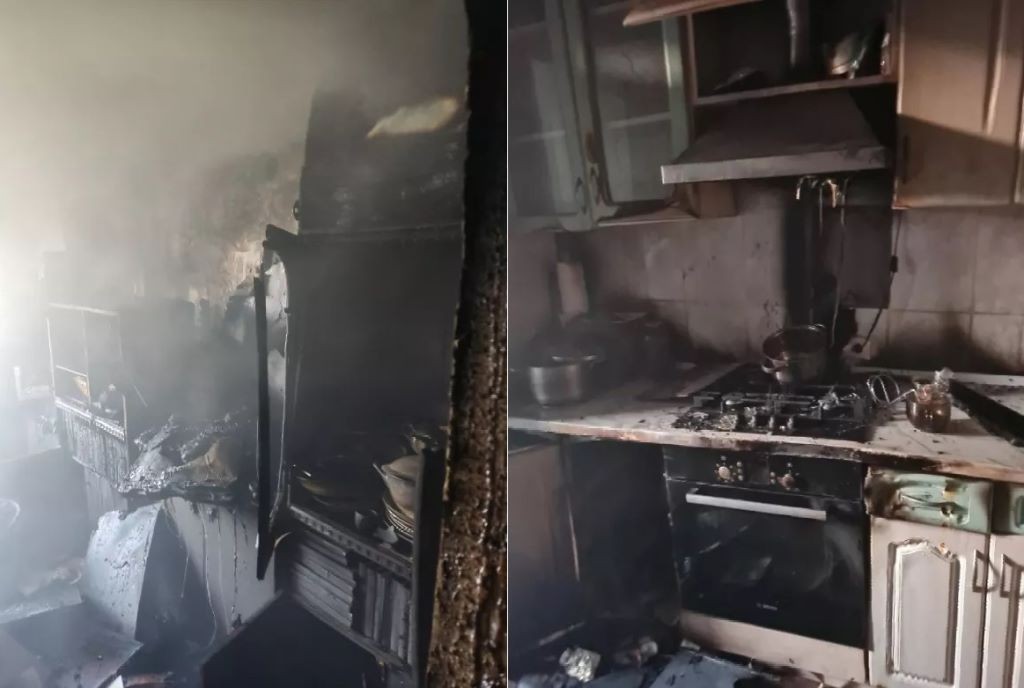 В Бресте по улице Стафеева горела квартира