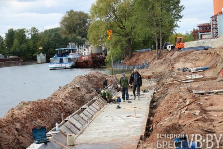 Обустройство Набережной в Бресте выходит на финишную прямую