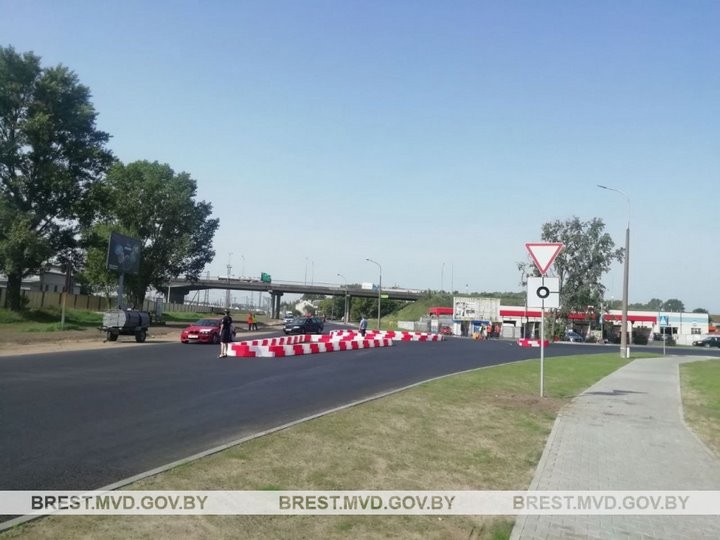 Изменение организации дорожного движения на улице Мошенского в Бресте