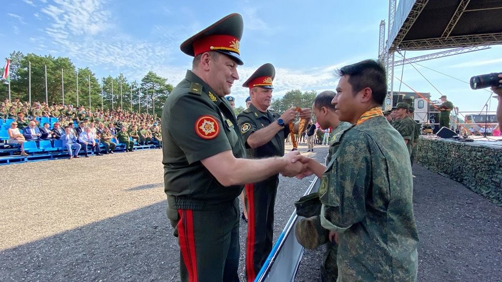 На полигоне под Брестом прошла церемония закрытия VIII Международных армейских игр