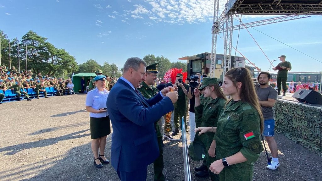 На полигоне под Брестом прошла церемония закрытия VIII Международных армейских игр