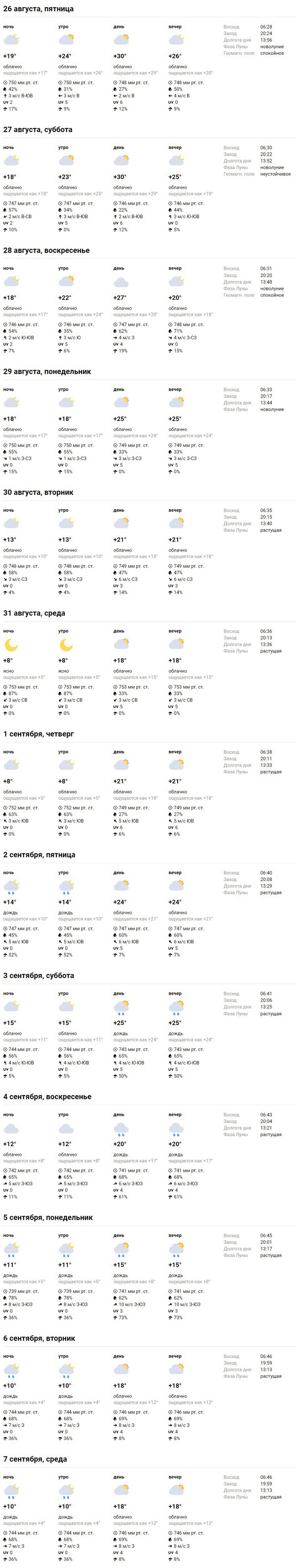 Желтый уровень опасности из-за жары объявлен в Брестской области 26 августа
