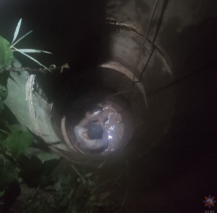 В Беларуси мужчина провалился в старый колодец и застрял в илистом дне
