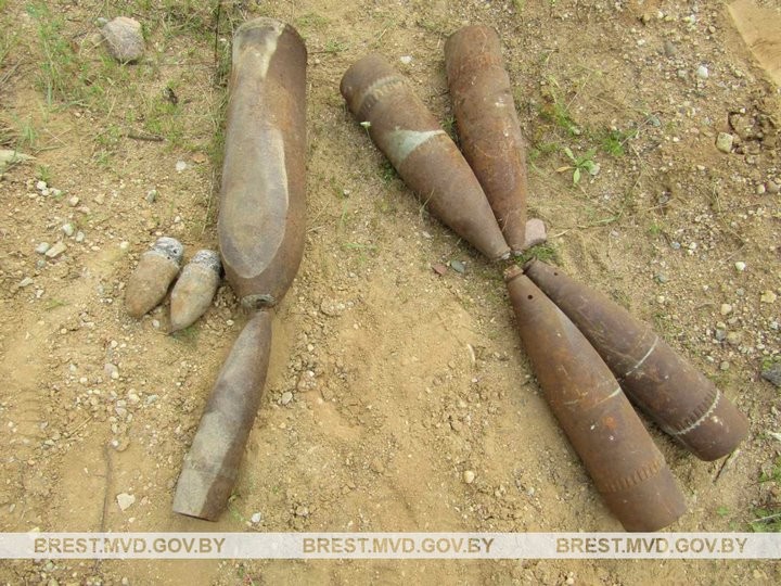 В Бресте в металлолом собирались сдать снаряды времен ВОВ