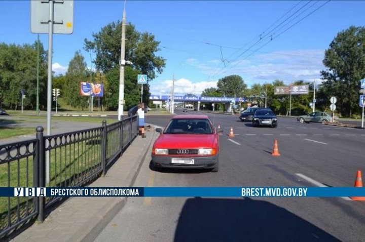 В Бресте водитель «Ауди» сбила велосипедистку