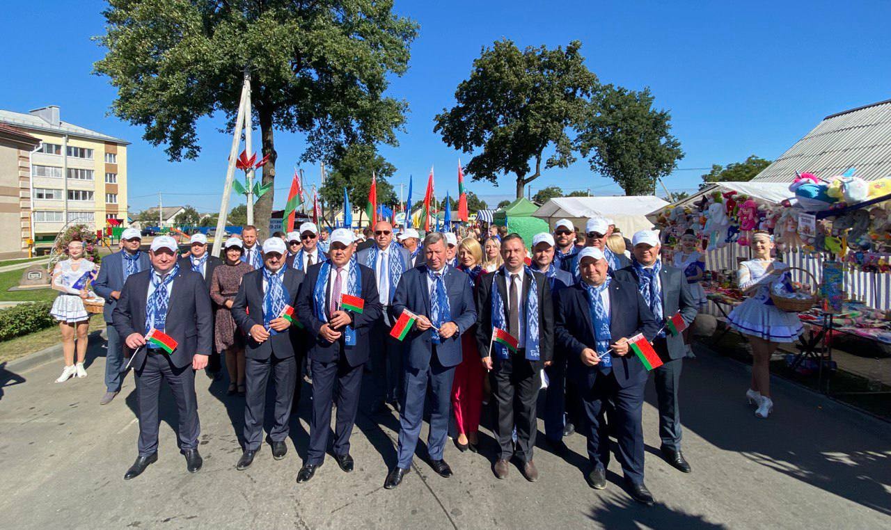 Делегация города Бреста принимает участие в областном фестивале-ярмарке «Дожинки-2022»