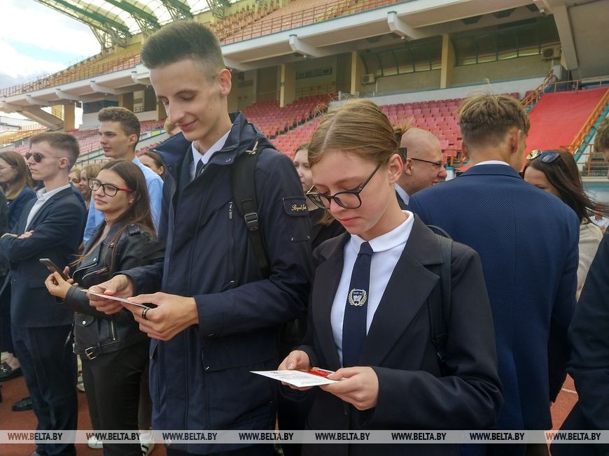 Более 100 брестских школьников стали членами Союза молодежи