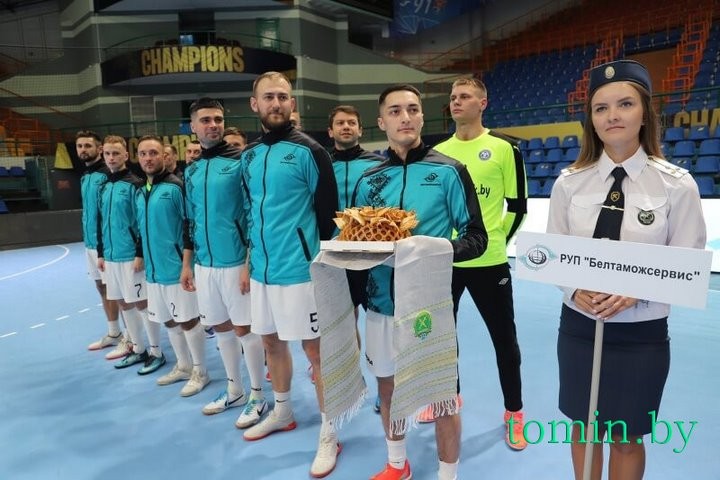 Сегодня в Бресте открылся XIV Международный турнир по мини-футболу среди команд таможенных служб.